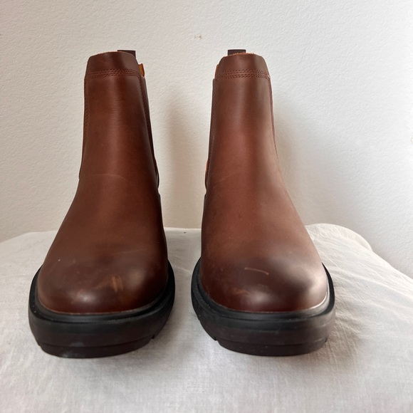 Timberland Brown Brimfield Chelsea Women’s Boots Mirrorfit US 11 - Picture 6 of 11